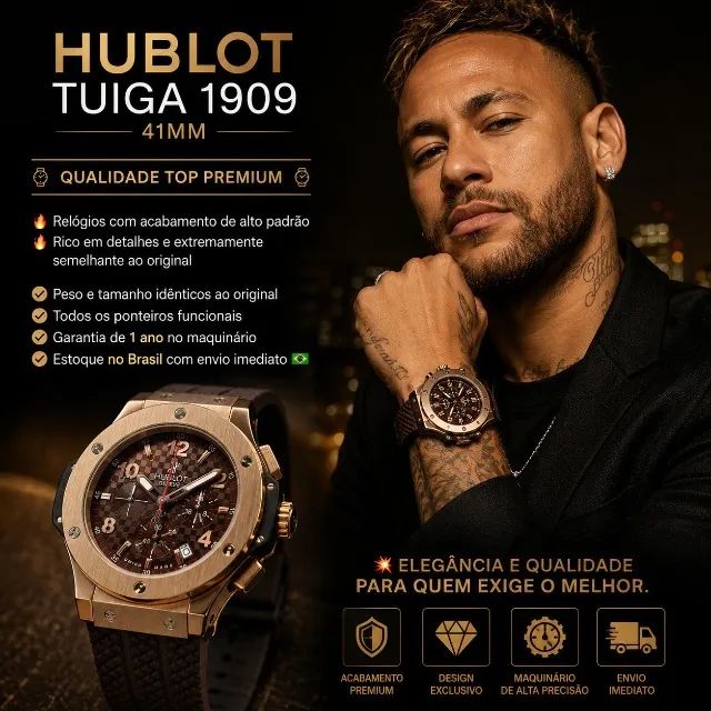 Relógio Hublot Tuiga 1909 41mm