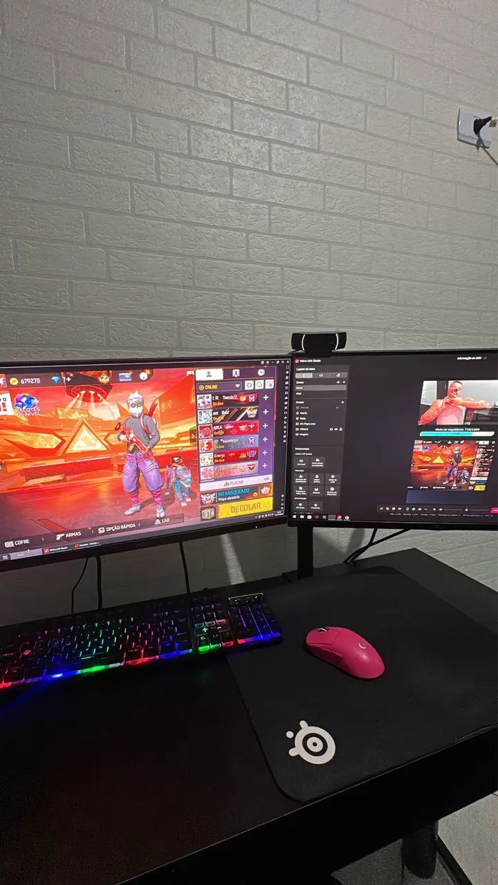 MONITOR AOC 240hz + suporte 