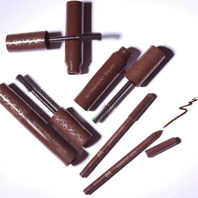 Kit Choco Eyes Mascara de Cilios Marrom e Lapis Multifuncional - Francine Elkhe - Foto 4