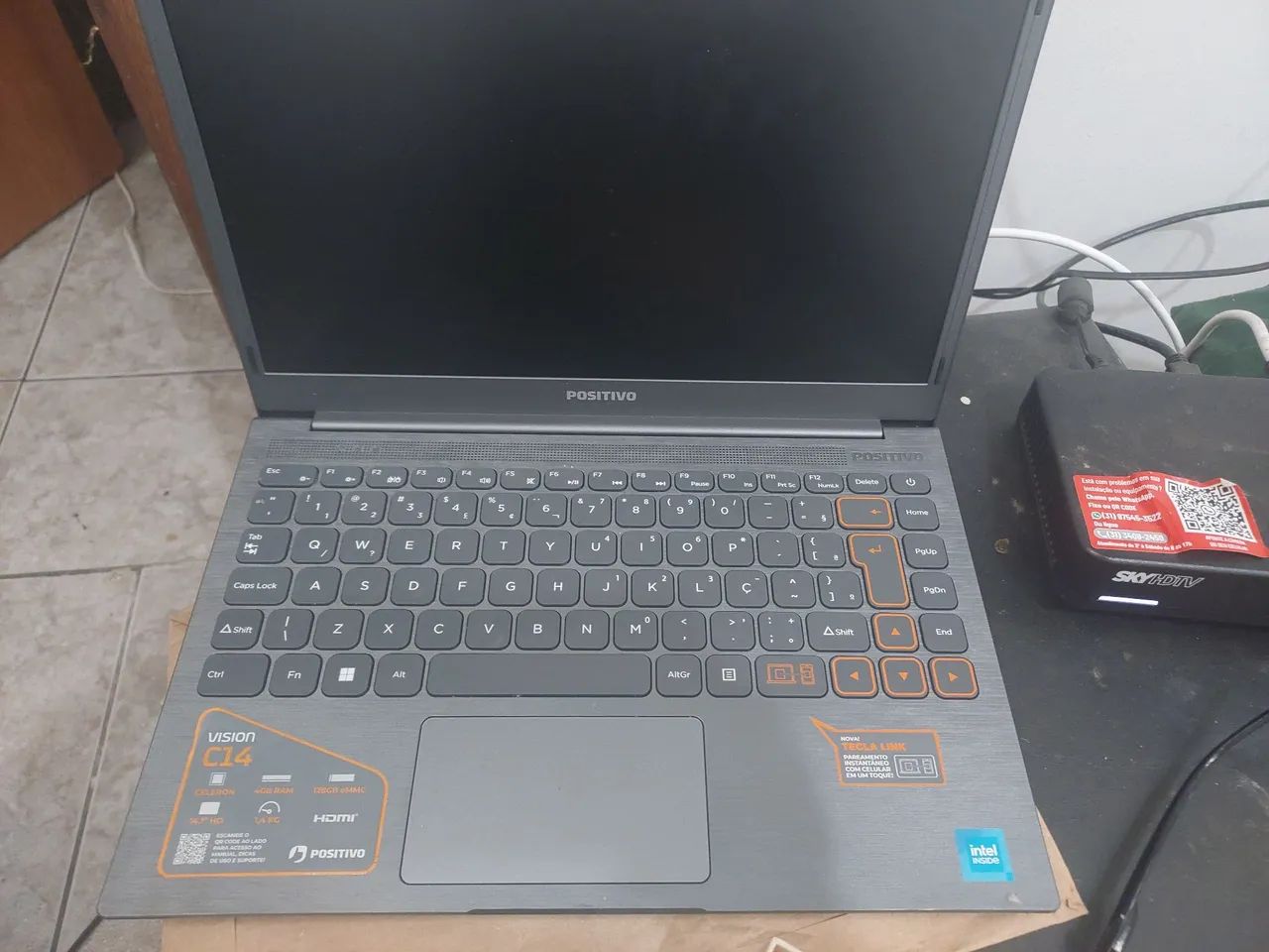  Poucas horas de uso Notebook positivo 128GB 4Ram