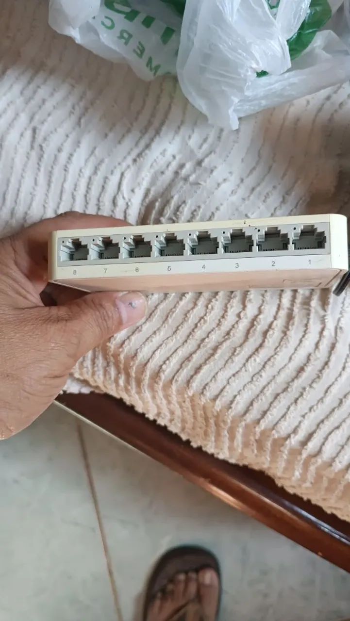 Hub Switch TP link, hub 8 portas