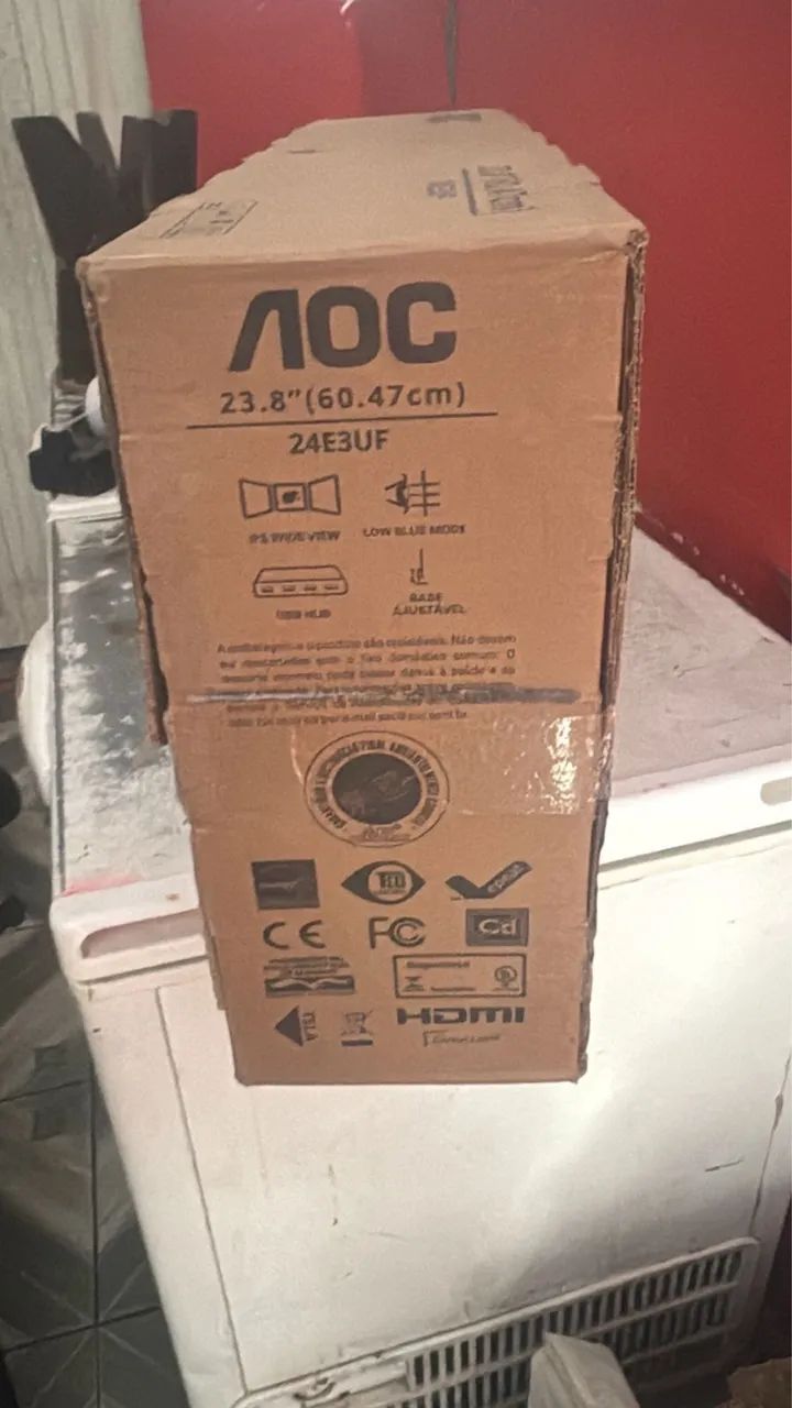Monitor Gamer AOC - 24E3UF - 100hz - 23,8 polegdas - Foto 4