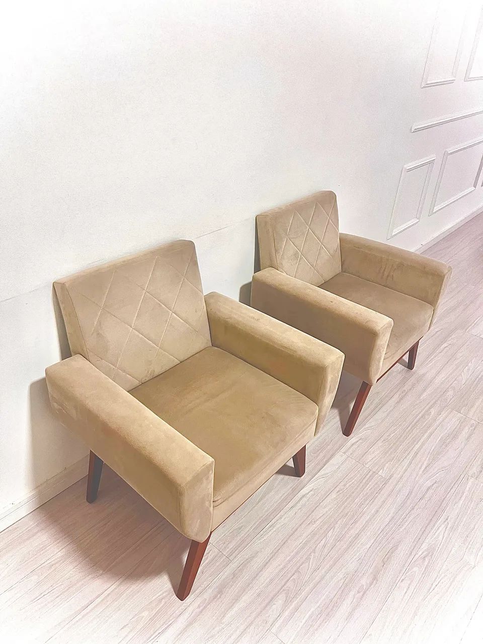 2 poltronas de chenile