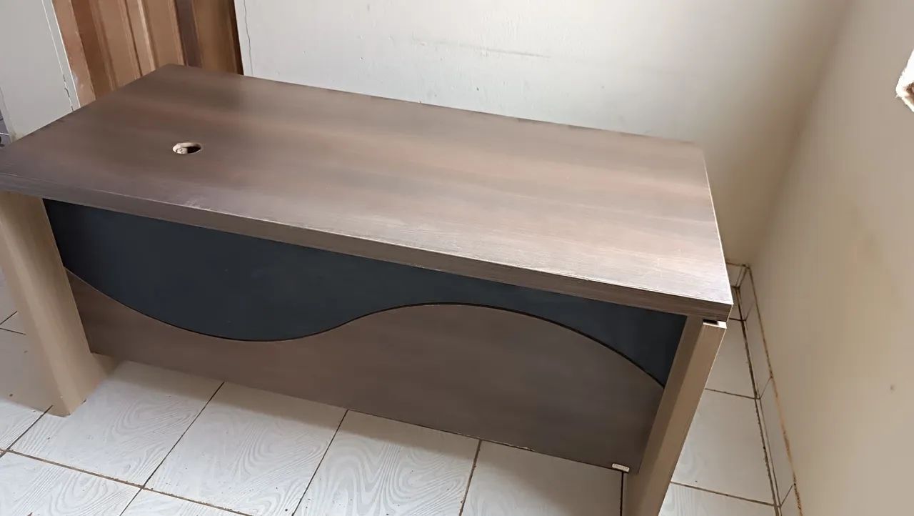 Mesa presidencial de escritório  - Foto 5
