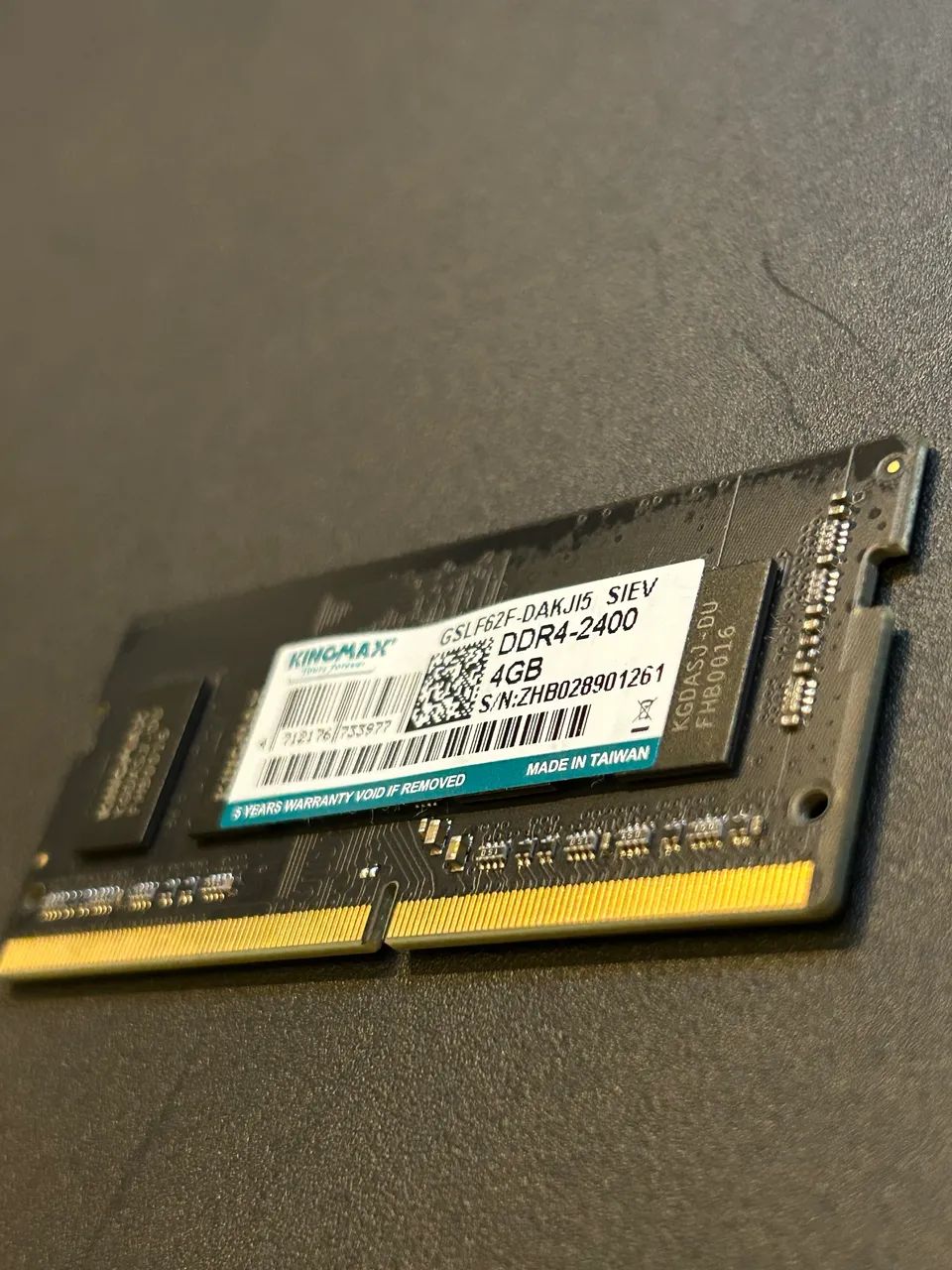 Memória ram DDR4 4gb 2400mhz para notebook 