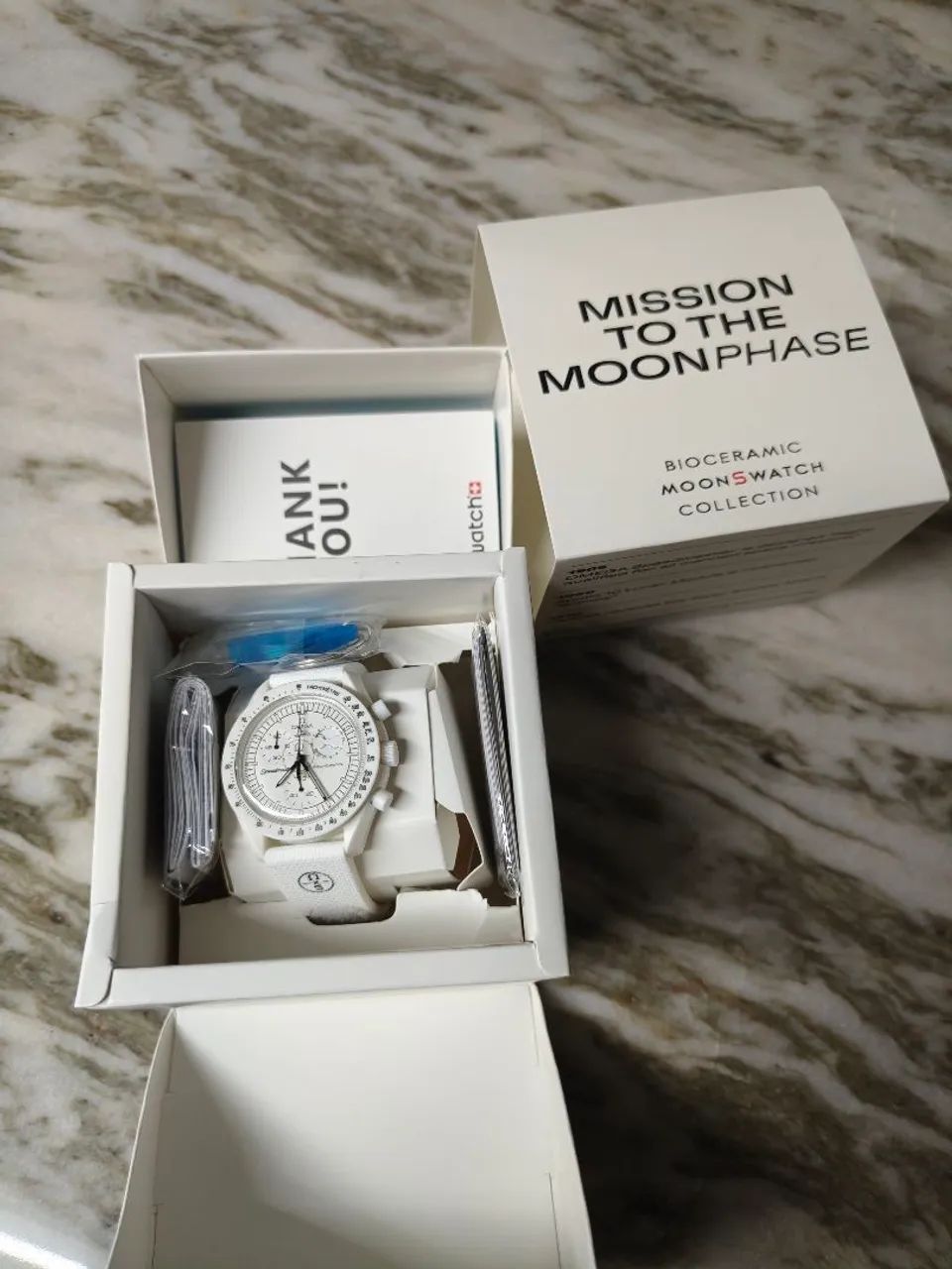 Relógio Swatch Omega Mission to the Moonphase - Foto 4