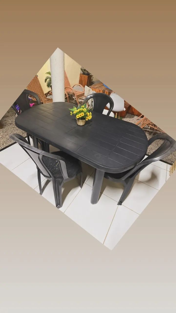 Mesa vendo as duas mesas em ótimo estado $400 - Foto 3