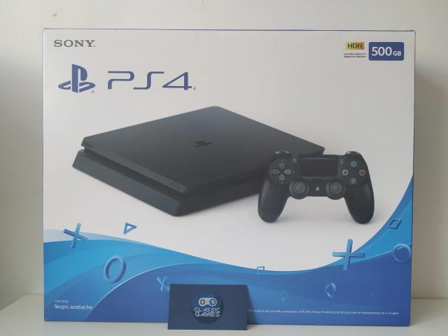 PS4 Slim 500gb Novo Lacrado - 1 Ano de garantia - 12x Sem juros!