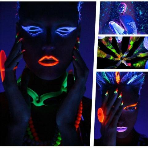 Batom Neon Fluorescente Color Make Brilha na luz Negra( leia a descrição) - Foto 4