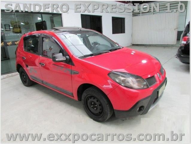 Renault Sandero Expression 1.0 Flex - Ano 2010 - Teto Solar - Bem Conservado - Foto 10