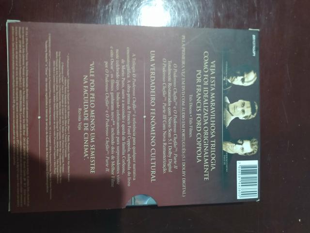Trilogia em DVD O Poderoso Chefão Impecábel - Foto 2