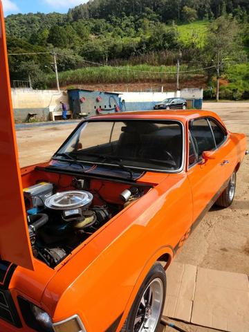 Opala ss de plaqueta original laranja boreal placa preta - Foto 5