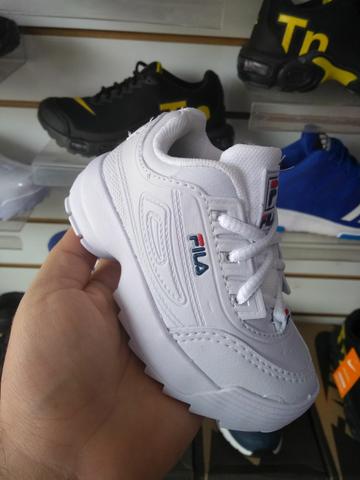 tenis fila disruptor infantil feminino