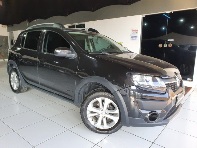 LINDO RENAULT SANDERO STEPWAY 1.6 PRETO IMPECÁVEL!!!