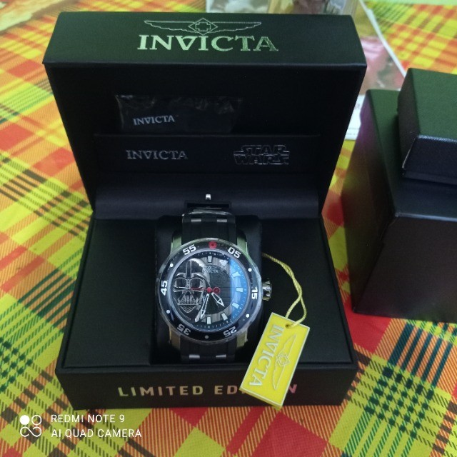 relógio invicta star wars