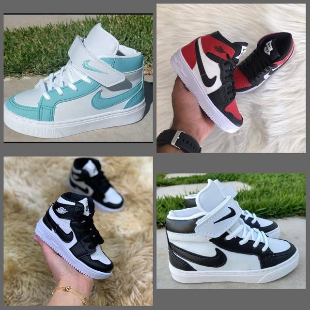 tenis infantil nike e adidas