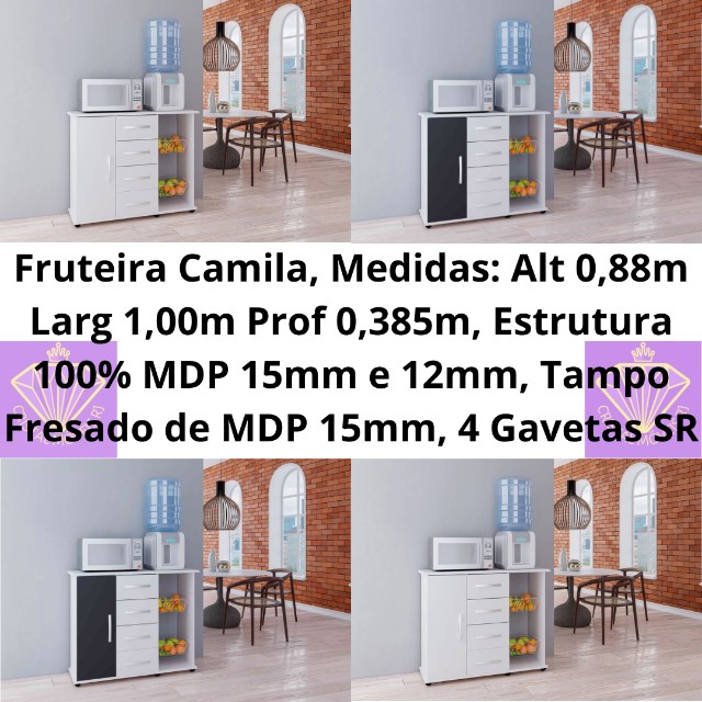 Fruteira Camila 4G1P2C SR