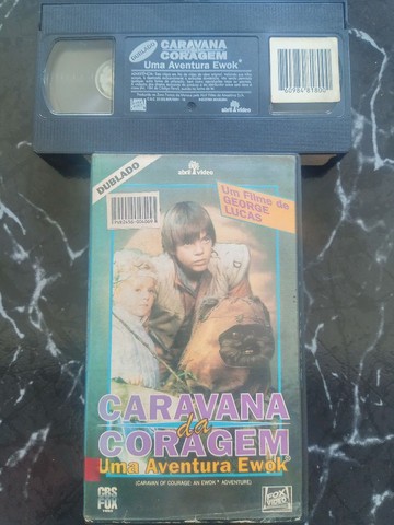 Vhs caravana da coragem uma aventura ewok Dublado CDs DVDs etc