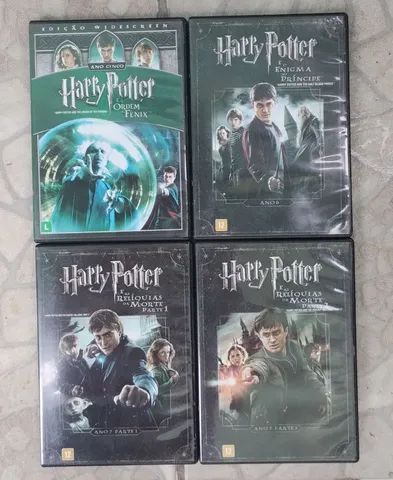 Coleção de DVD's originais da Saga Harry Potter