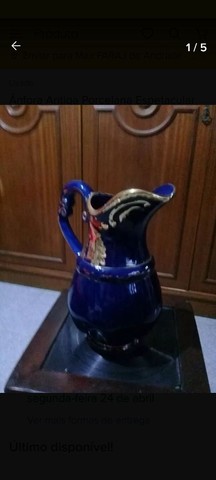 JARRA ANFORA ANTIGA PORCELANA  - Foto 3