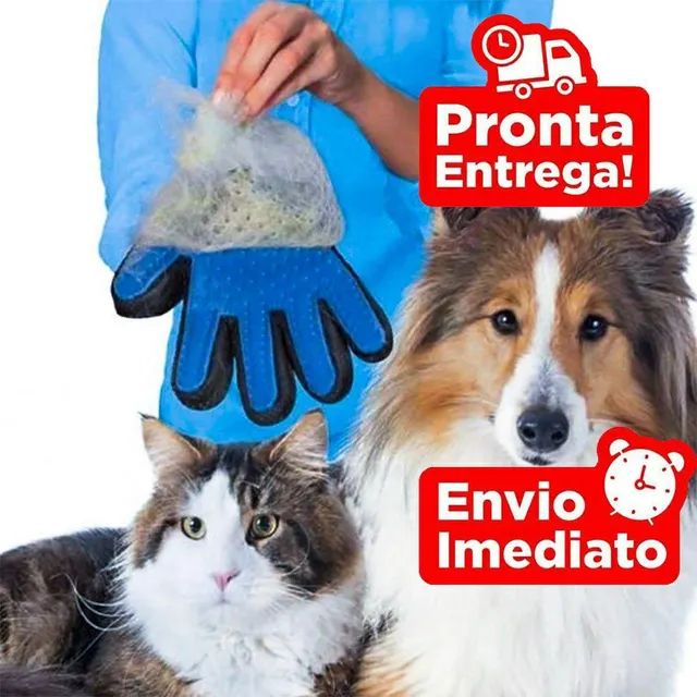 Luva magnética Tira Pelos de Cães e Gatos pet - Foto 3