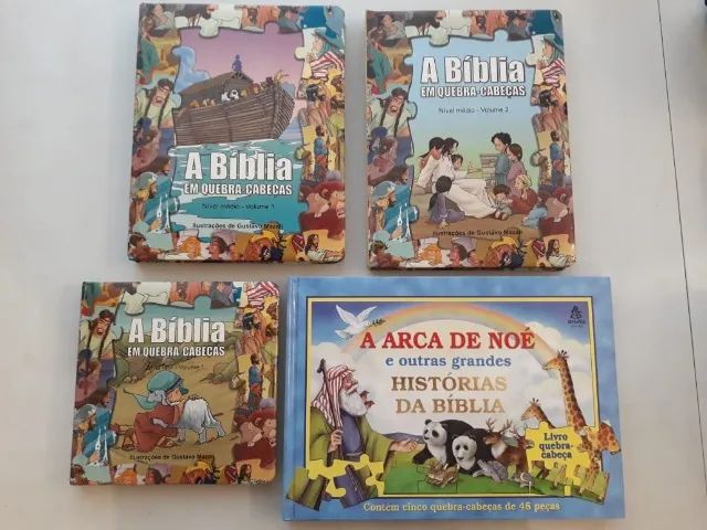 BÍBLIA INFANTIL LIVRO QUEBRA-CABEÇA