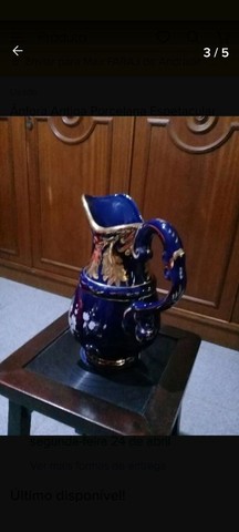 JARRA ANFORA ANTIGA PORCELANA  - Foto 4