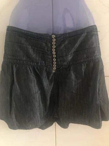 Saia jeans cinza escuro (numero 40) 