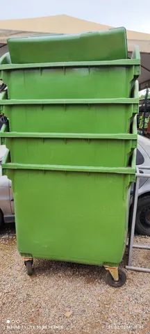 Lixeira Contêiner injetado em plástico - Foto 3