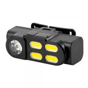 Lanterna de cabeça Recarregavel Led Regulavel 120 Lm + 4 Cob - Foto 3
