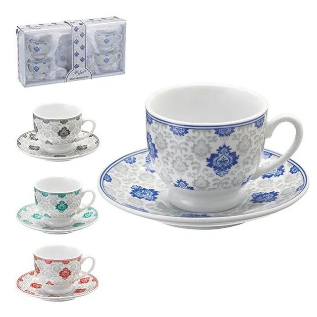 Jogo De Xícara De Cha Com 8 1186-18 - Foto 3