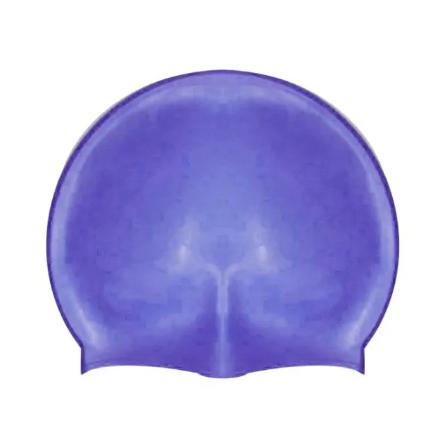 touca de natação silicone sun way elp0521 profissional-azul