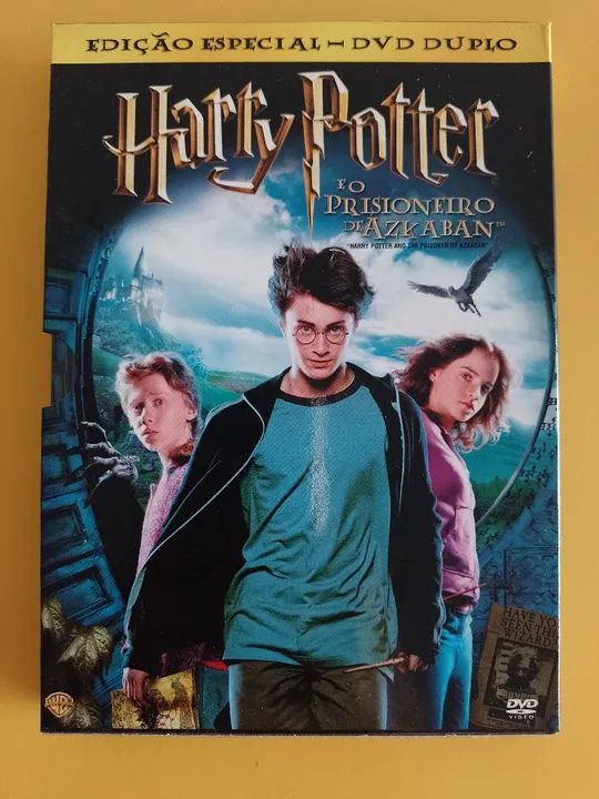 DVD duplo Harry Potter e o Prisioneiro de Azkaban - Edição Especial 