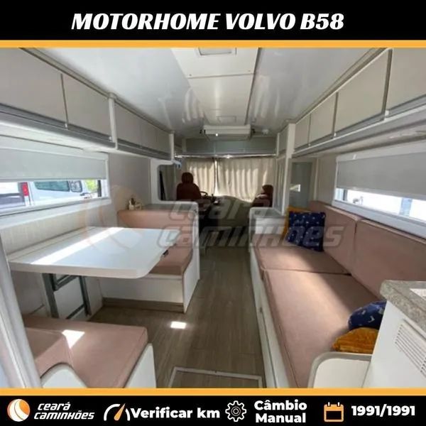 Volvo B58 Motorhome 1991 - Montagem 2020 - 8 Pessoas  - Foto 6