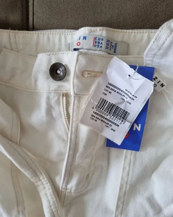 saia jeans nova zinco, 38 - Foto 4