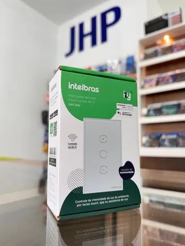 Interruptor Inteligente Intelbras Smart Dimmer 1 Tecla Branco EWS1101 | Loja Curitiba