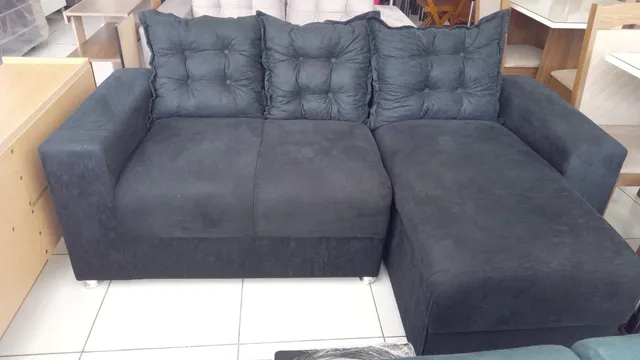 Sofá com almofadas soltas , entrego sem custo !