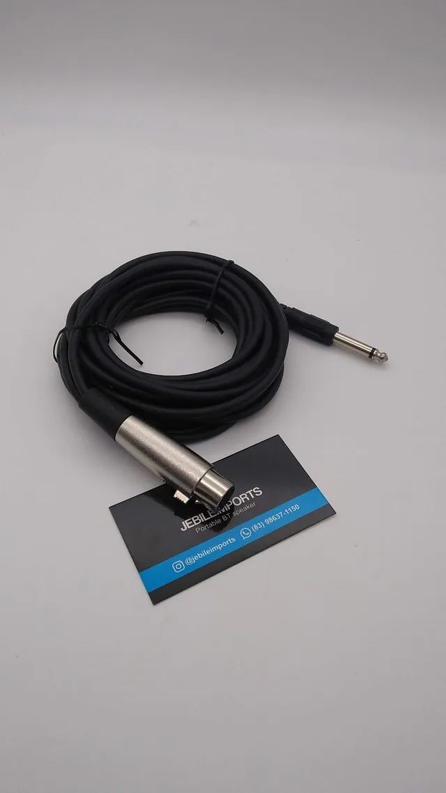 Cabo para microfone/entrega grátis 
