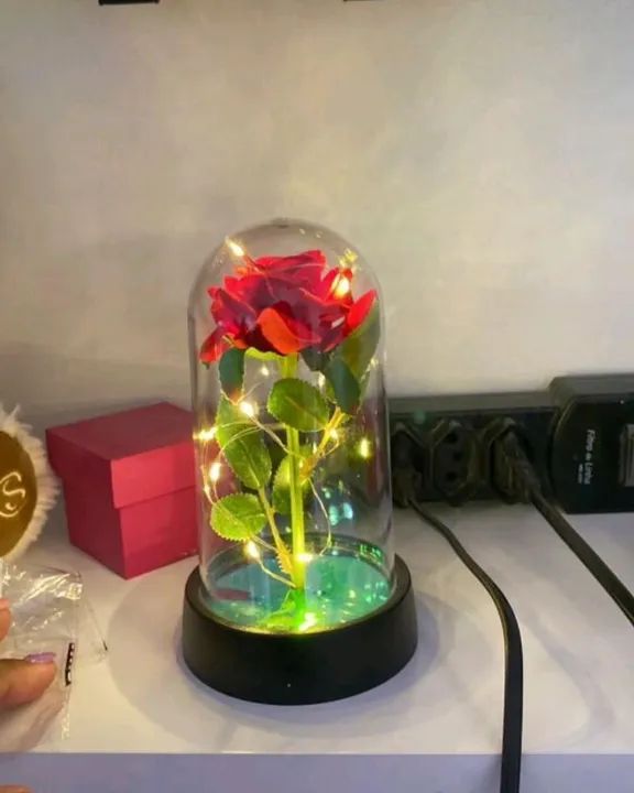 Rosa Encantada - Decoração - Iluminada - Foto 2