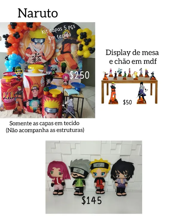 Kit festa Naruto