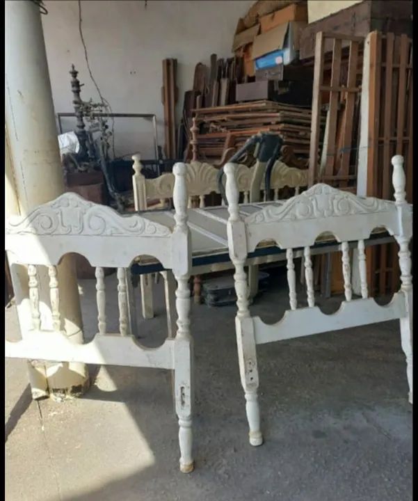 Cama de Madeira de lei 2un