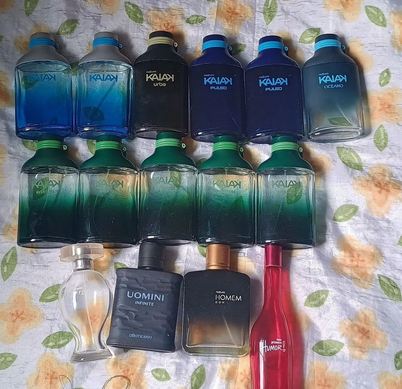 Frascos vazios Natura, Boticário 