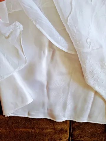 Vestido sem uso cetim.  P  veste m - Foto 3