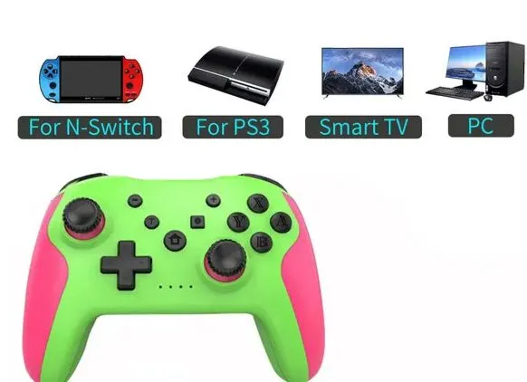 Controle Gamepad Sem Fio bluetooth para Nintendo Switch, PS3, Smartphone, TV Box