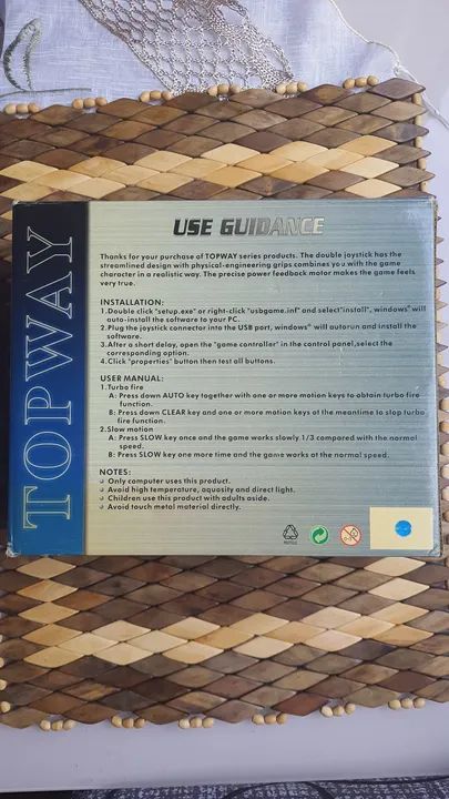 Controle USB para PC Topway Double Shock - Foto 2