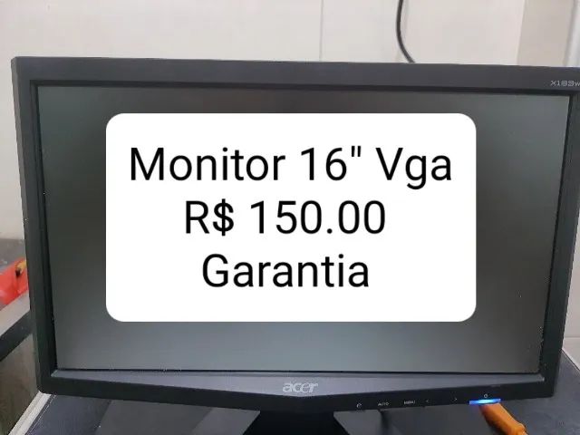 Monitor 16'' Vga - Garantia.