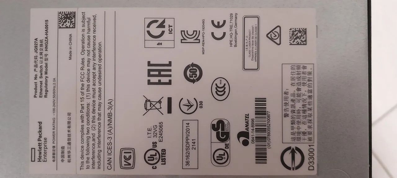 Switch HP 1920 JG927a - Foto 3