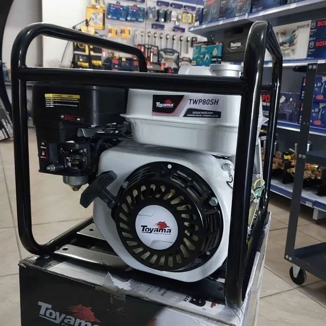 MotoBomba Auto escovante a gasolina 3x3 motor 4t 6.5Hp TWP80SH-GII - Toyama(Loja/Nova) - Foto 3