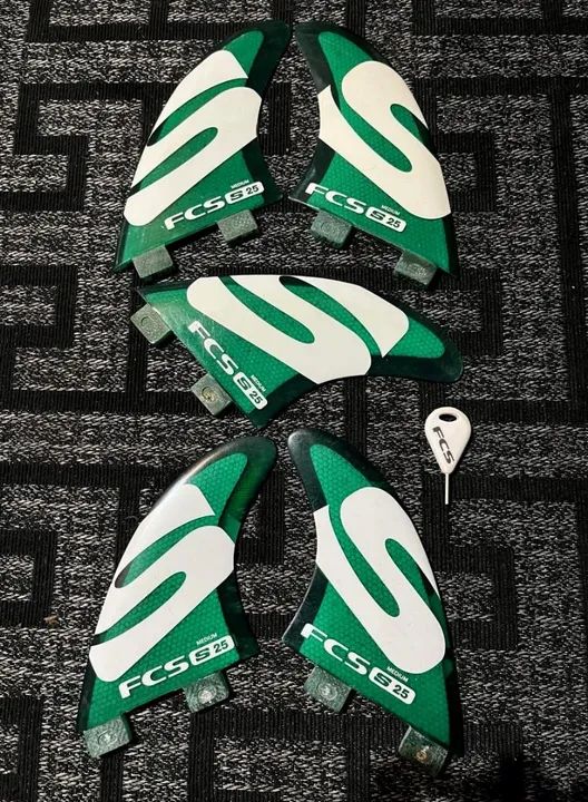 Quilhas Fcs Simon Anderson Tri Quad média Performance Core