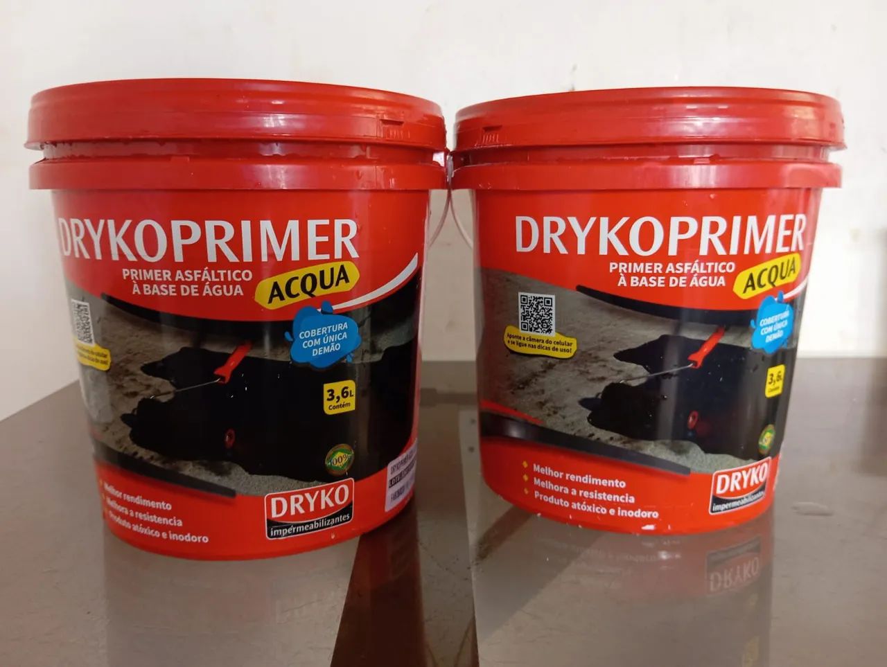 Primer Asfáltico à Base de Água Dryko Primer Acqua 3,6L - Foto 2